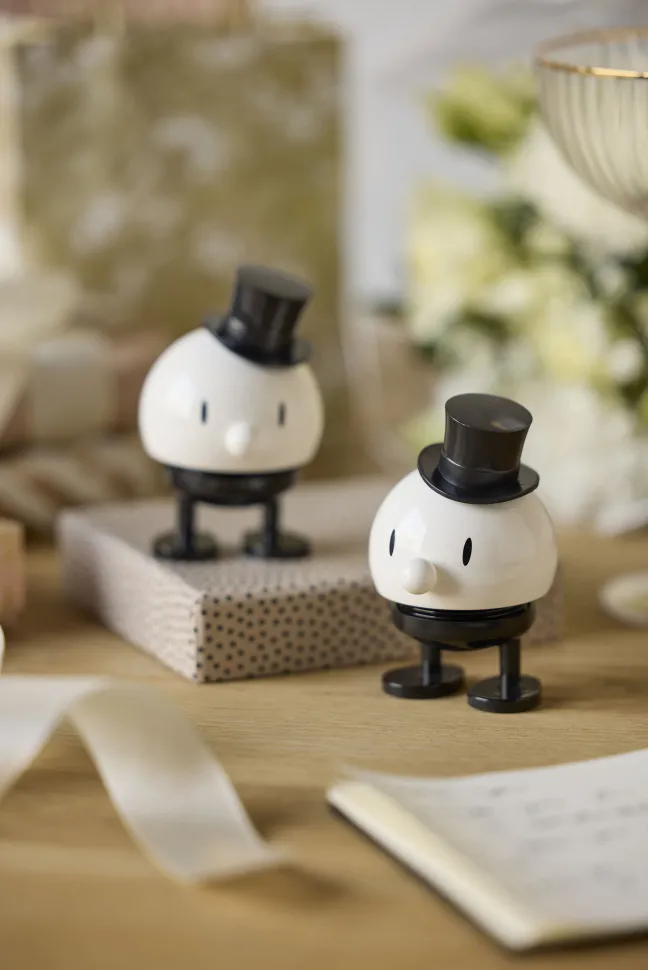 Hoptimist® Wackelfigur Hochzeit Bräutigam schwarz