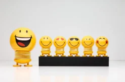 Hoptimist® Wackelfigur Smiley Cool S gelb