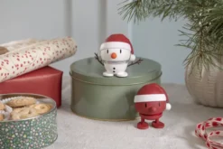 Hoptimist® Wackelfigur Soft Santa Bumble S rot