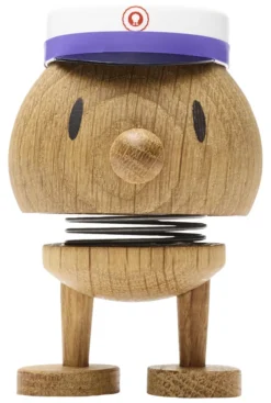 Hoptimist® Wackelfigur Student Bumble S Eiche braun