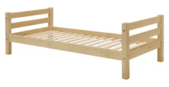 Infanskids Einzelbett mit Absturzsicherung natur 90 x 200cm