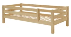 Infanskids Einzelbett mit Absturzsicherung natur 90 x 200cm