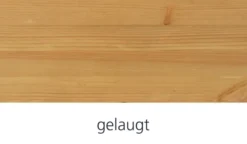 Infanskids mittelhohes Bett mit gerader Leiter gelaugt 200x90cm 307-20