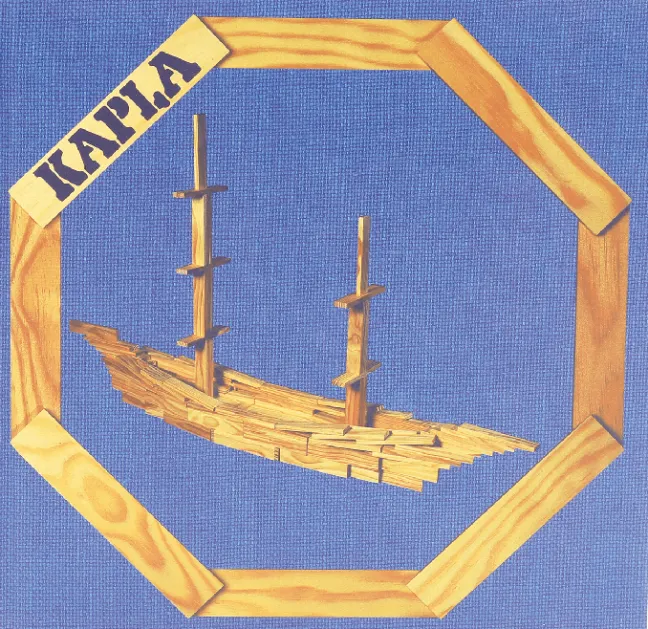 KAPLA Buch 2 - für Fortgeschrittene blau
