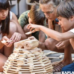 KAPLA 500er Kiste Set mit 500 Holz-Bausteinen
