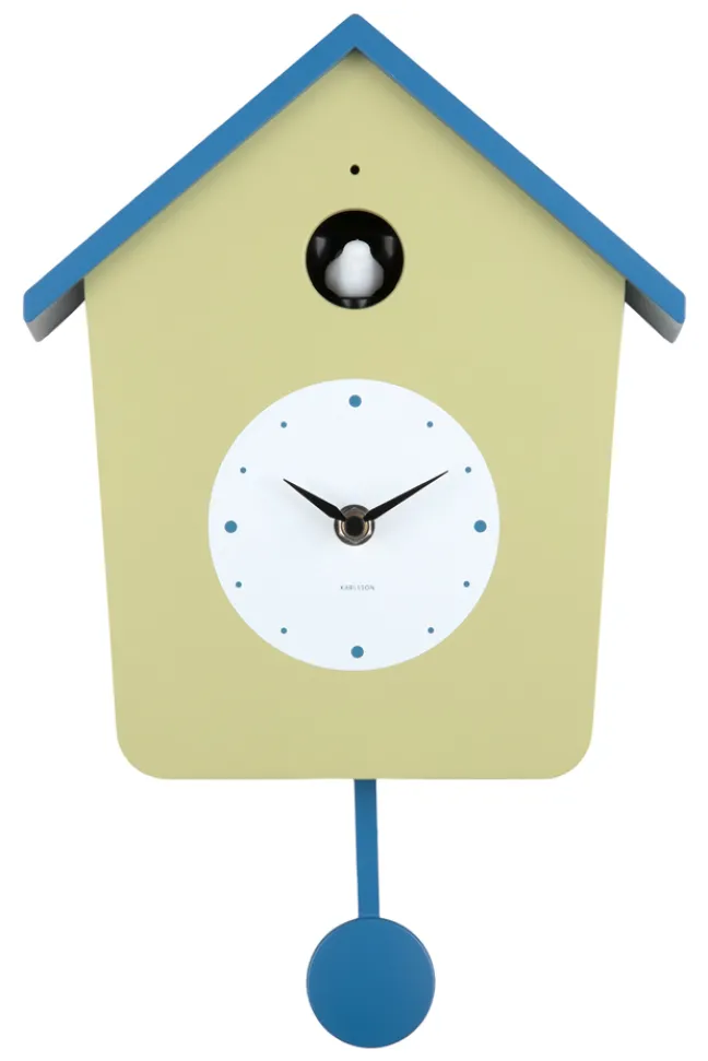 Karlsson Kuckucksuhr Light Tea green & classic blue