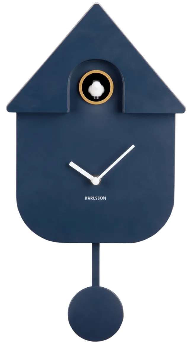 Karlsson Kuckucksuhr Modern Dark blue