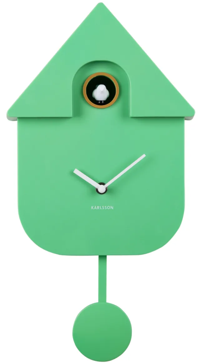 Karlsson Kuckucksuhr Modern Bright green