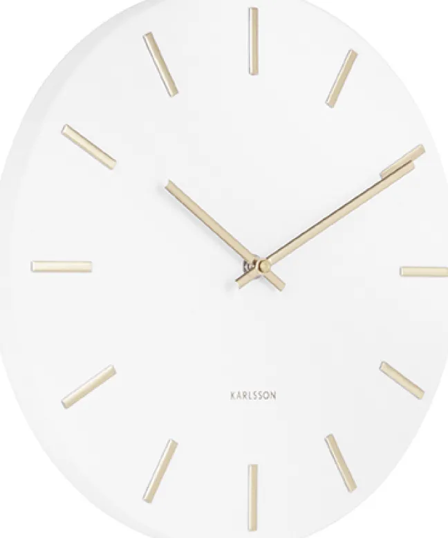 Karlsson Wanduhr Charm Small White