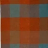 Klippan Lammwolldecke Gotland check orange
