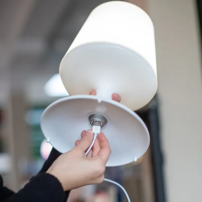 Koziol Light LIGHT TO GO cotton white