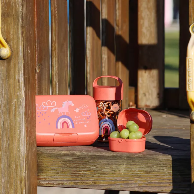 Koziol Lunchbox mit Trennschale CANDY L DREAMS organic red dreams