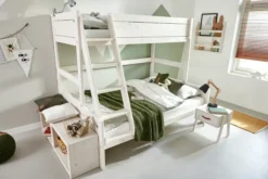 Lifetime Etagenbett Family 90/140x200cm mit Premium Rollboden whitewash