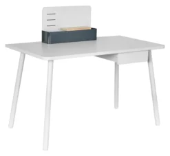 Lifetime Holzschreibtisch mit Schublade weiß 320-10 Sale