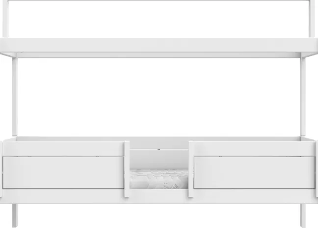 Lifetime 4 in 1 Bett für Stoffdach inkl. Deluxe Lattenrost weiß lackiert