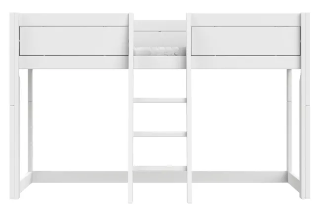 Lifetime 4in1 Hausbett mit Deluxe Lattenrost weiß lackiert