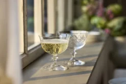 Lyngby Glas Champagner-Schale Eaton 28cl 2 Stück