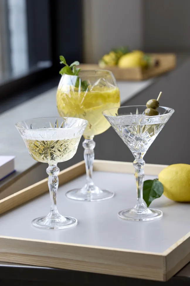 Lyngby Glas Champagner-Schale Melodia 26cl 4 Stück
