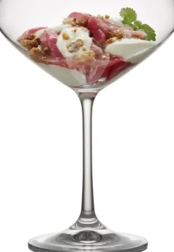 Lyngby Glas Champagner-Schale Juvel 34cl 4 Stück