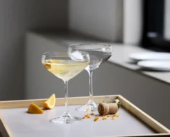 Lyngby Glas Champagner-Schale Juvel 34cl 4 Stück