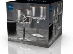 Lyngby Glas Gin & Tonic Glas Palermo Gold 45cl 4 Stück