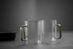 Lyngby Glas Glasbecher Torino 40cl 2 Stück grün Sale