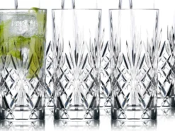 Lyngby Glas Highball Trinkglas Melodia 6 Stück
