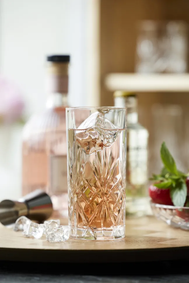 Lyngby Glas Highball Trinkglas Melodia 6 Stück