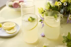 Lyngby Glas Highball Trinkglas Palermo Gold 50cl 4 Stück