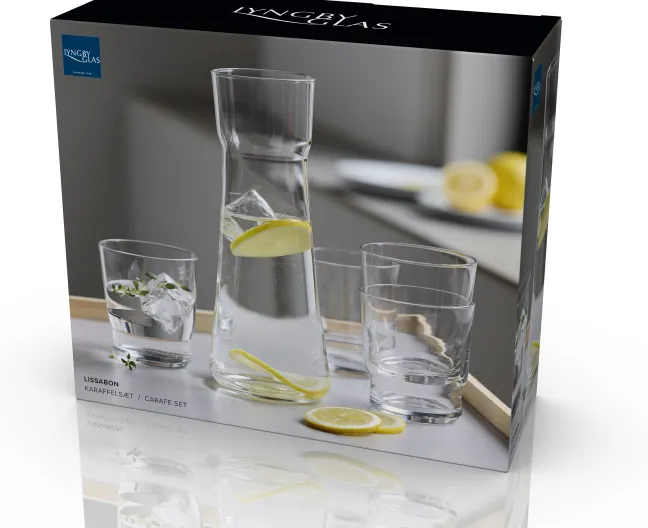 Lyngby Glas Karaffen-Set Lissabon 5-teilig Sale