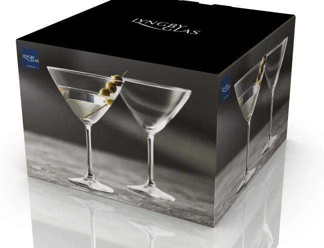 Lyngby Glas Martiniglas Juvel 28cl 4 Stück
