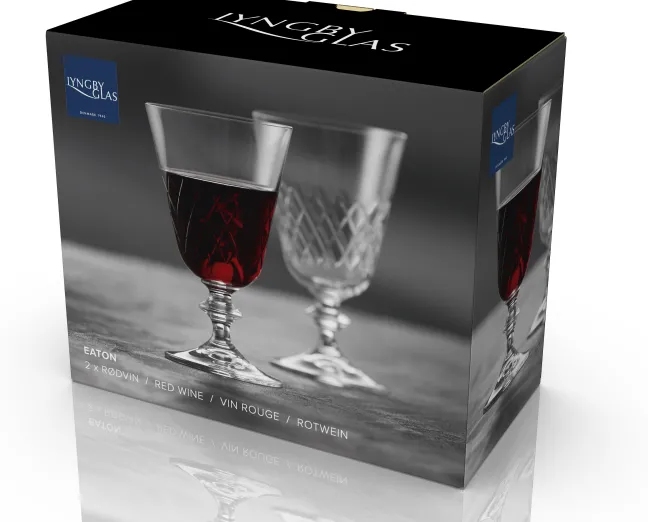 Lyngby Glas Rotweinglas Eaton 26cl 2 Stück