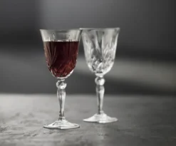 Lyngby Glas Rotweinglas Melodia 4 Stück