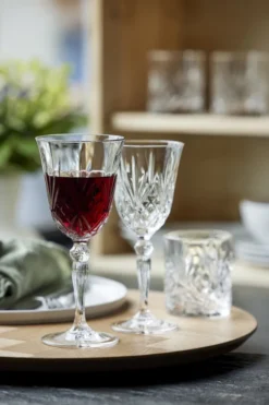 Lyngby Glas Rotweinglas Melodia 4 Stück