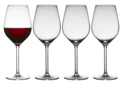 Lyngby Glas Rotwein Juvel 50cl 4 Stück