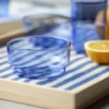 Lyngby Glas Schale Torino 12 cm 2 Stück blau Sale