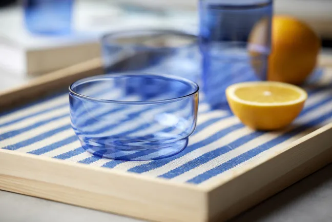 Lyngby Glas Schale Torino 12 cm 2 Stück blau Sale