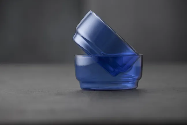 Lyngby Glas Schale Torino 12 cm 2 Stück blau Sale