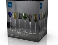 Lyngby Glas Schnapsglas London 18cm 6 Stück bunt