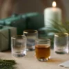 Lyngby Glas Schnapsglas Palermo Gold 6cl 6 Stück