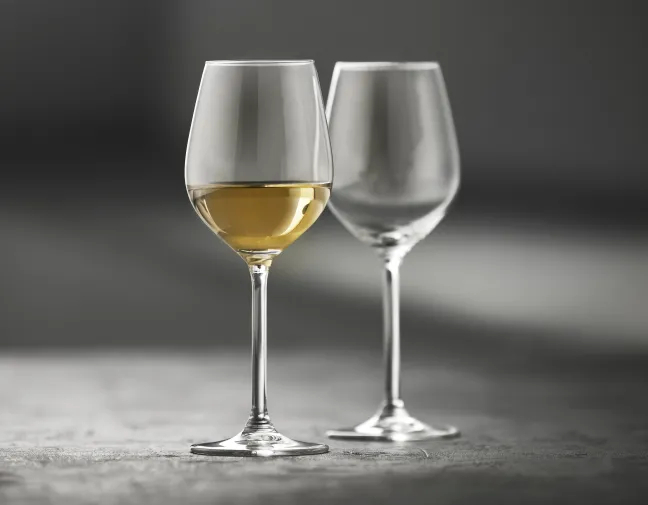Lyngby Glas Weißwein Juvel 38cl 4 Stück