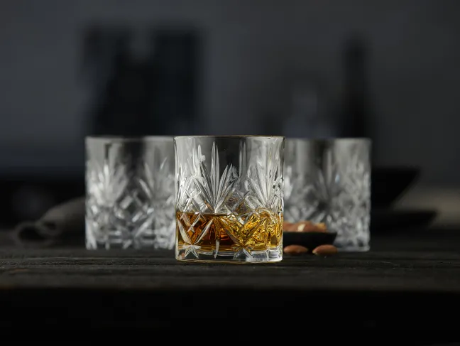 Lyngby Glas Whiskyglas Melodia 6 Stück