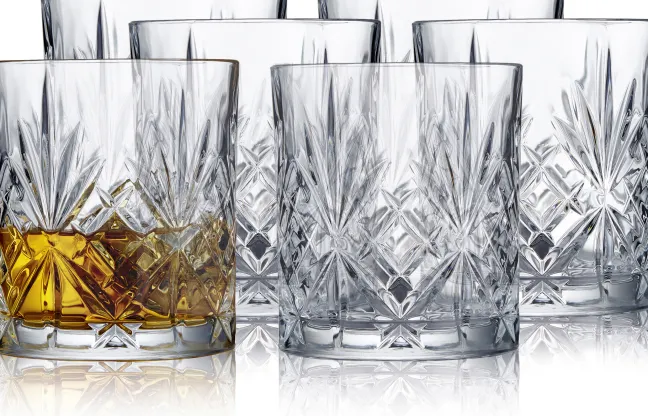 Lyngby Glas Whiskyglas Melodia 6 Stück