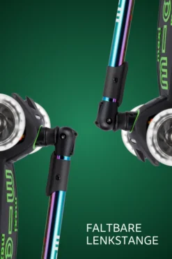 Micro Scooter Maxi Micro Deluxe Foldable LED Neochrome Green