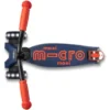 Micro Scooter maxi micro deluxe pro LED navy red