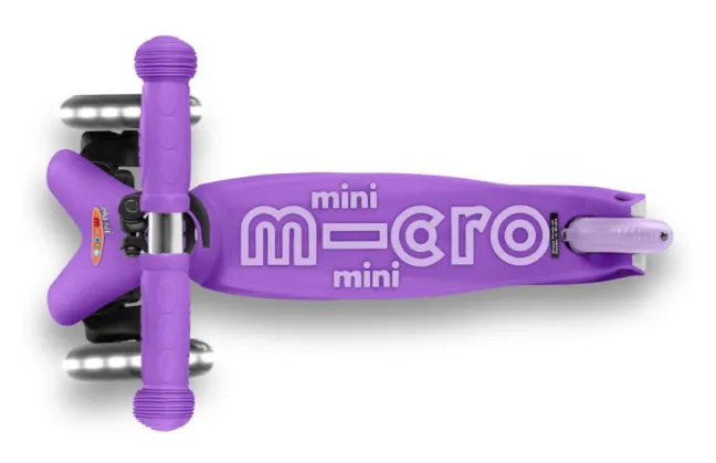 Micro Scooter mini micro Deluxe LED lila