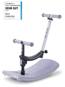 Micro Scooter mini micro Deluxe Rock & Go LED lavender mist
