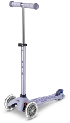 Micro Scooter mini micro Deluxe Rock & Go LED lavender mist