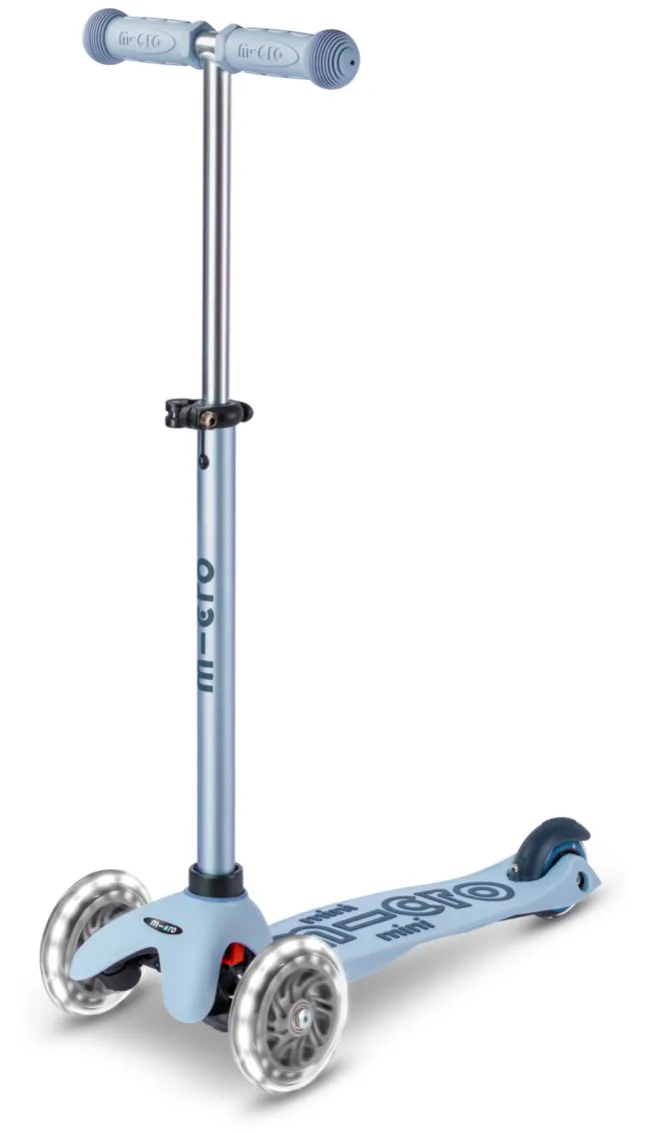 Micro Scooter mini micro Deluxe Rock & Go LED ocean slate