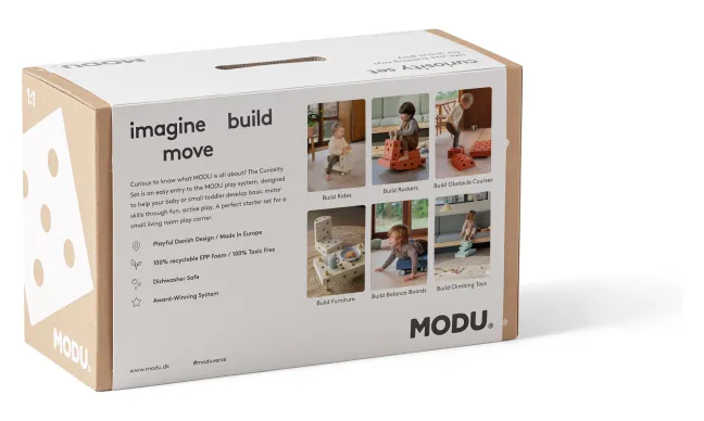 MODU® Curiosity Set Konstruktionsspielzeug sand/gelb